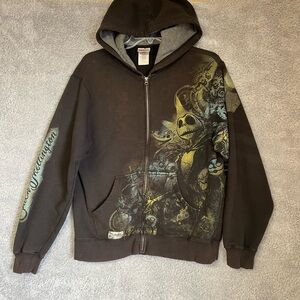Disney Gray and Black Hoodie